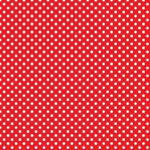  POLKA DOTS PATTERN Red and White Vinyl Decal Sheet 12x36 