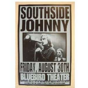  Southside Johnny South side Theatre Poster Handbill 