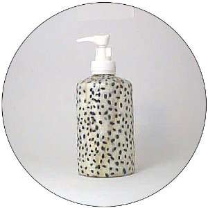   /Soap Dispenser   Hand Painted Snow Leopard Print: Home & Kitchen