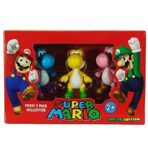 Super Mario   Yoshi 2.5 Figure 3 Pack : Toys & Games : 