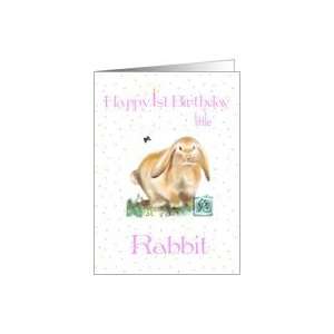 1st Birthday/ Rabbit Child Chinese Astrology Card  Toys & Games 