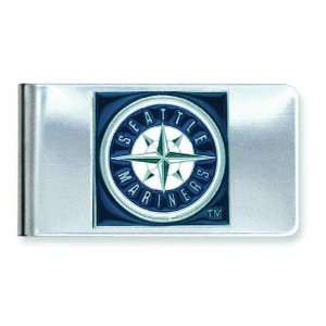  MLB Seattle Mariners Stainless Steel Money Clip