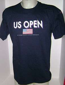 NIKE Mens USTA 2010 US OPEN Tennis T Shirts Navy Blue  