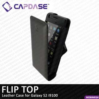  name capdase flip top leather case cover with belt clip for galaxy 