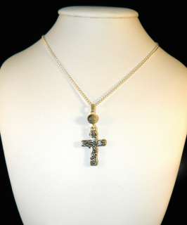 Irish Products Genuine Connemara Marble Cross Pendant with Chain Sue 