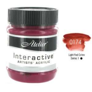   Interactive Acrylic   250 ml Jar   Light Red Ochre Toys & Games