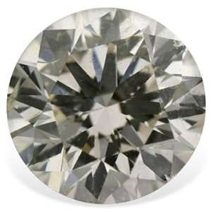   Champagne Color Round Brilliant Real Loose Diamond For Solitaire Ring