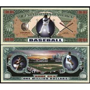  Baseball MILLION DOLLAR Novelty Bill Collectible 