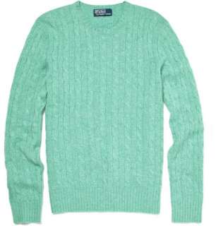  Clothing  Knitwear  Crew necks  Cashmere Cable Knit 