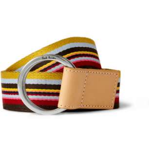 Paul Smith Shoes & Accessories Striped Canvas Belt  MR PORTER