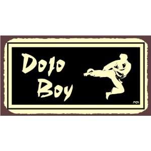  Dojo Boy Vintage Metal Art Karate Retro Tin Sign: Home 