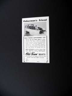 Old Town Boats Lapstrake 17 boat 1961 print Ad  