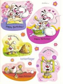 Bibombl Sticker *Happy Birthday!* Diddl Sticker (15)  