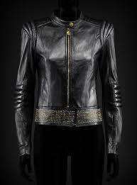 gorgeous versace studded leather jacket part of the sold out