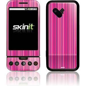  Fuchsia Stripes skin for T Mobile HTC G1 Electronics