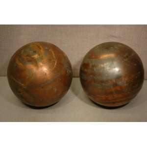  Large Brass Copper Balls or Floats with 3/8 Female 