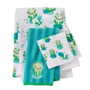  Jumping Beans Froggy Fun Bath Towels Health & Personal 
