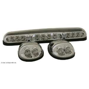   Chevy Silverado LED Replacement Cab Roof Lamps   Smoke: Automotive
