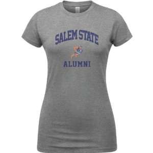 Salem State Vikings Sport Grey Womens Varsity Washed Alumni Arch T 