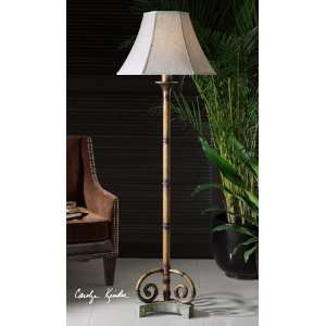  65 in Natural Bamboo Tall Floor Lamp: Home Improvement