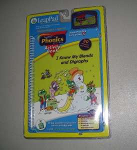 Leap Frog Leap Pad PHONICS I KNOW MY BLENDS K 2nd NEW  