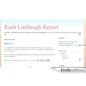  The Rush Limbaugh Report Kindle Store Volcano Seven