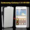2in1 White Flip Leather Case+Screen Protector film For Samsung Galaxy 