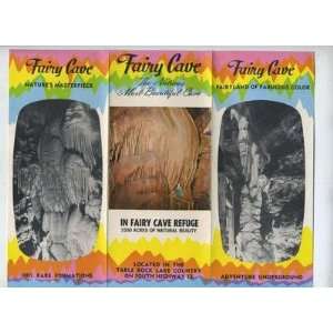  Fairy Cave Brochure Table Rock Lake MO Ozarks 1960s 