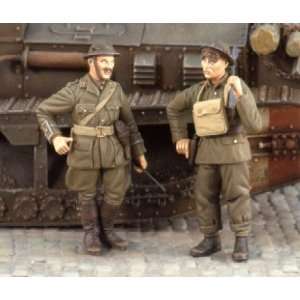 Verlinden 1/35 British Tank Corps Soldiers WWI (2)  Toys & Games 