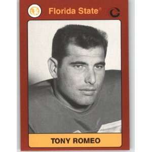   103 Tony Romeo   FSU Seminoles  Shipped in Top Load