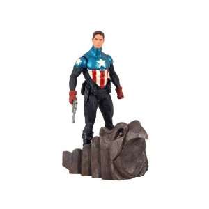   : Marvel Select Unmasked Captain America Action Figure: Toys & Games