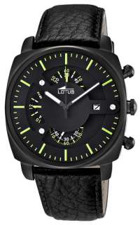 Lotus by Festina Herrenuhr 10108/2 Lederband Uhr Armbanduhr schwarz 