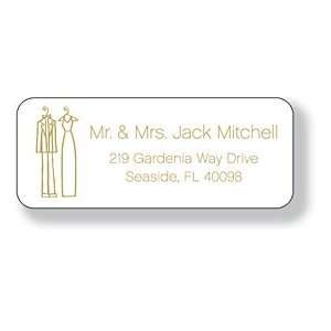   Inkwell Personalized Address Labels   Wedding Attire (A 53) Office
