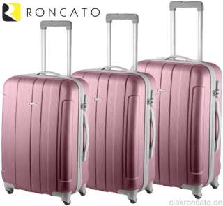 abs trolley suitcase size m very light roncato design in