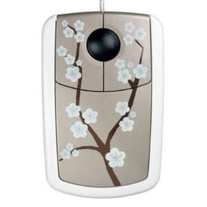  New Platinum Cherry Blossom Optical Mouse   Style Series 