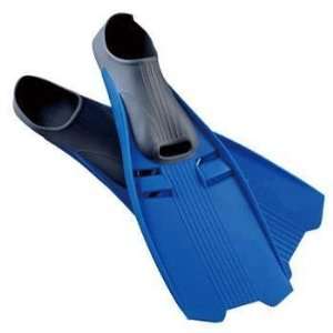   Diving & Snorkeling Fins   Blue (Size 3 4/2X Small)