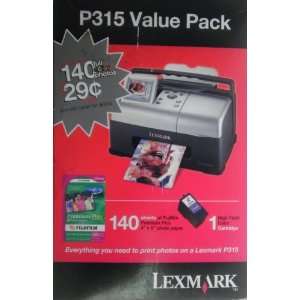  P315 Printer Value Pack   with Cyan Magenta and Yellow Ink 