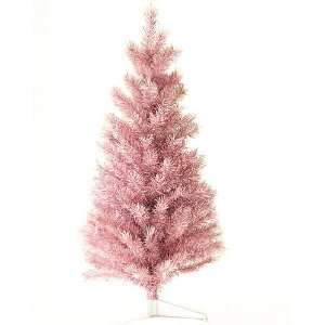  3 Pink & Silver Noble Pine Tinsel Artificial Christmas 