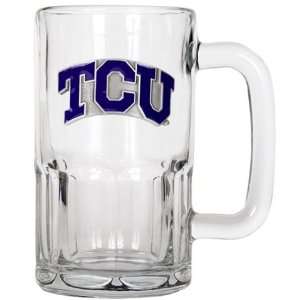    TCU Texas Christian Large Glass Beer Mug