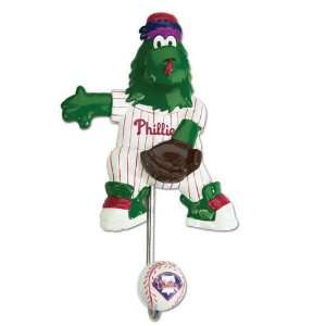   Phillies Hand Painted Mascot Wall Hooks 7 Home & Kitchen