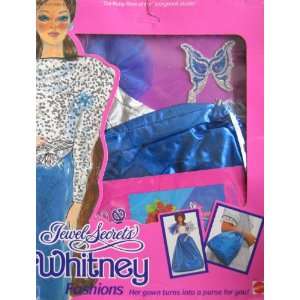 Barbie Jewel Secrets WHITNEY Fashions w Storybook   Gown Becomes Purse 