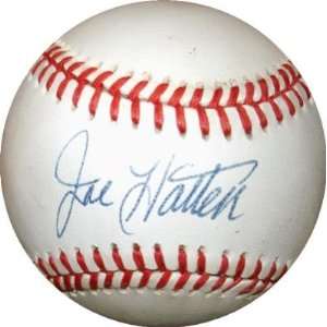  Joe Hatten Autographed Baseball   official National League 