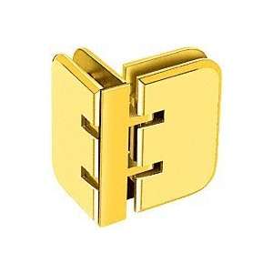   090 Series Gold Plated 90° Glass to Glass Hinge