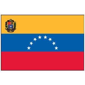  Venezuela 2 x 3 Nylon Flag With Seal Patio, Lawn 