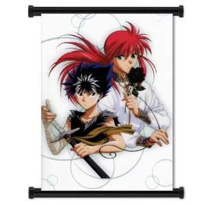  Yu Yu Hakusho Kurama and Hiei Anime Fabric Wall Scroll 