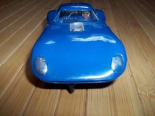Vintage Strombecker 132 Slot Car From Road America Racing Set Blue 