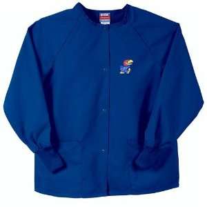 Kansas Jayhawks NCAA Nursing Jacket (Royal) Sports 