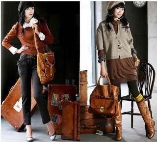 Korean Hobo handbag shoulder bag leather hangbag Tote Bag Free 