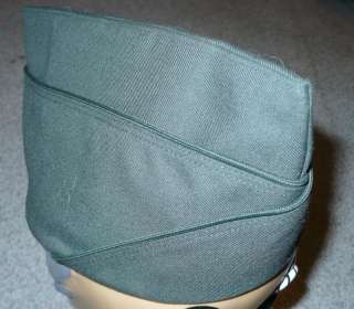 NWOT ARMY GREEN GARRISON FLAT HAT Envelope Cap 6 7/8  