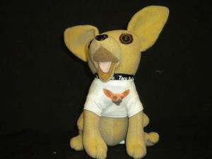   Chihuahua Taco Bell Talking Applause Shirt Dog Stuffed Animal Toy